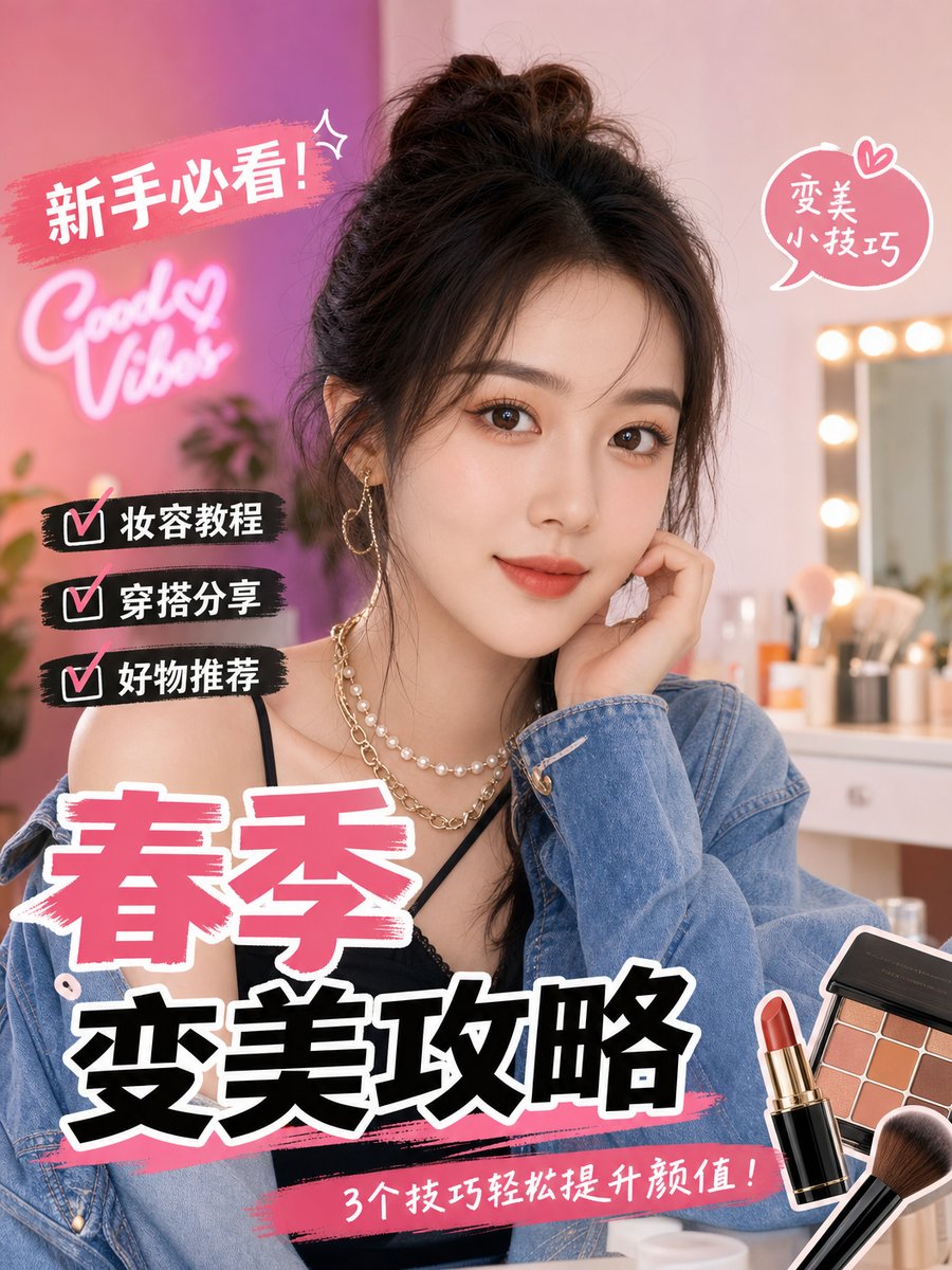 17c一起草时尚视频春季变美攻略教程